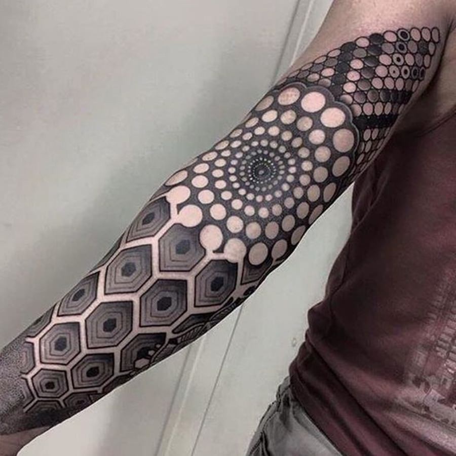 Tatuagens com desenhos geométricos